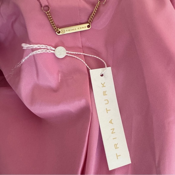 Trina Turk Pink Blazer Size 2 - Picture 11 of 14